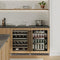 Autograph Edition 24 In. Touchstone 151 Can Beverage Fridge With Stainless Steel Glass Door And Matte Black Handle