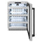 Autograph Edition 24 In. Touchstone 151 Can Beverage Fridge With Stainless Steel Glass Door And Matte Black Handle