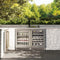Autograph Edition 24 In. Touchstone 151 Can Beverage Fridge With Satin Stainless Steel Glass Door And Champagne Bronze Handle