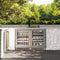 Autograph Edition 24 In. Touchstone 151 Can Beverage Fridge With Satin Stainless Steel Glass Door And Champagne Bronze Handle