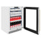 Autograph Edition 24 In. Touchstone 151 Can Beverage Fridge With Satin Stainless Steel Glass Door And Polished Gold Handle