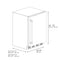 Autograph Edition 24 In. Touchstone 151 Can Beverage Fridge With Solid Stainless Steel Door And Champagne Bronze Handle