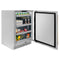 Autograph Edition 24 In. Touchstone 151 Can Beverage Fridge With Solid Stainless Steel Door And Polished Gold Handle