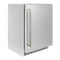 Autograph Edition 24 In. Touchstone 151 Can Beverage Fridge With Solid Stainless Steel Door And Polished Nickel Helix Handle