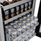 Autograph Edition 24 In. Touchstone 151 Can Beverage Fridge With Solid Stainless Steel Door And Polished Nickel Helix Handle