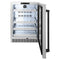 Autograph Edition 24 In. Touchstone 151 Can Beverage Fridge With Solid Stainless Steel Door And Matte Black Handle