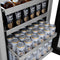 Autograph Edition 24 In. Touchstone 151 Can Beverage Fridge With Solid Stainless Steel Door And Matte Black Handle