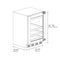 Autograph Edition 24 In. Touchstone 151 Can Beverage Fridge With Panel Ready Glass Door And Champagne Bronze Handle