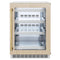 Autograph Edition 24 In. Touchstone 151 Can Beverage Fridge With Panel Ready Glass Door And Polished Gold Handle