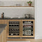 Autograph Edition 24 In. Touchstone 151 Can Beverage Fridge With Panel Ready Glass Door And Polished Gold Handle