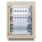 Autograph Edition 24 In. Touchstone 151 Can Beverage Fridge With Panel Ready Glass Door And Polished Gold Handle