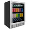 24 In. Monument 154 Can Beverage Fridge In Stainless Steel