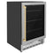 Autograph Edition 24 In. Monument 154 Can Beverage Fridge In Stainless Steel With Champagne Bronze Accents