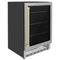 Autograph Edition 24 In. Monument 154 Can Beverage Fridge In Stainless Steel With Champagne Bronze Accents