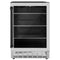 Autograph Edition 24 In. Monument 154 Can Beverage Fridge In Stainless Steel With Matte Black Accents