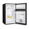 Impecca 3.1 Cu. Ft. Compact Double Door Refrigerator, Black