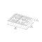 30 In. Gas Cooktop With 4 Gas Burners