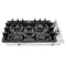 30 In. Gas Cooktop With 4 Burners And Black Porcelain Top