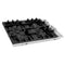 30 In. Gas Cooktop With 4 Burners And Black Porcelain Top