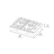 30 In. Gas Cooktop With 4 Gas Burners