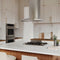 30 In. Gas Cooktop With 4 Brass Burners And Black Porcelain Top