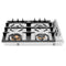 30 In. Gas Cooktop With 4 Brass Burners
