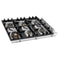 36 In. Gas Cooktop With 6 Brass Burners