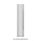 18 In. 8.6 Cu. Ft. Left Hinge Column Freezer In Stainless Steel With Graphite Gray Interior