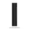18 In. 8.6 Cu. Ft. Left Hinge Column Freezer In Black Stainless Steel With Graphite Gray Interior