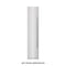 18 In. 8.6 Cu. Ft. Left Hinge Column Freezer In Satin Stainless Steel With Graphite Gray Interior