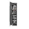 18 In. 8.6 Cu. Ft. Left Hinge Column Freezer In Satin Stainless Steel With Graphite Gray Interior