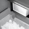 18 In. 8.6 Cu. Ft. Left Hinge Column Freezer In Satin Stainless Steel With Graphite Gray Interior