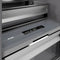 18 In. 8.6 Cu. Ft. Left Hinge Column Freezer In Satin Stainless Steel With Graphite Gray Interior