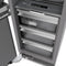 18 In. 8.6 Cu. Ft. Left Hinge Column Freezer In White Matte With Graphite Gray Interior