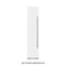 18 In. 8.6 Cu. Ft. Left Hinge Column Freezer In White Matte With Graphite Gray Interior