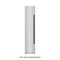 Autograph Edition 18 In. 8.6 Cu. Ft. Left Hinge Column Freezer In Stainless Steel With Graphite Gray Interior And Matte Black Accents