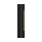 Autograph Edition 18 In. 8.6 Cu. Ft. Left Hinge Column Freezer In Black Stainless Steel With Graphite Gray Interior And Champagne Bronze Accents