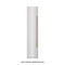 Autograph Edition 18 In. 8.6 Cu. Ft. Left Hinge Column Freezer In Satin Stainless Steel With Graphite Gray Interior And Champagne Bronze Accents