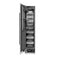 Autograph Edition 18 In. 8.6 Cu. Ft. Left Hinge Column Freezer In Satin Stainless Steel With Graphite Gray Interior And Matte Black Accents