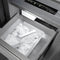 Autograph Edition 18 In. 8.6 Cu. Ft. Right Hinge Column Freezer In Stainless Steel With Graphite Gray Interior And Matte Black Accents