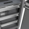 Autograph Edition 18 In. 8.6 Cu. Ft. Right Hinge Column Freezer In Black Stainless Steel With Graphite Gray Interior And Champagne Bronze Accents