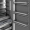 Autograph Edition 18 In. 8.6 Cu. Ft. Right Hinge Column Freezer In Satin Stainless Steel With Graphite Gray Interior And Matte Black Accents
