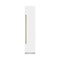 Autograph Edition 18 In. 8.6 Cu. Ft. Right Hinge Column Freezer In White Matte With Graphite Gray Interior And Polished Gold Accents