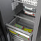 24 In. 12.4 Cu. Ft. Column Freezer In White Matte With Graphite Gray Interior