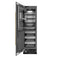 Autograph Edition 24 In. 12.4 Cu. Ft. Column Freezer In Black Stainless Steel With Graphite Gray Interior And Champagne Bronze Accents
