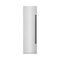 Autograph Edition 24 In. 12.4 Cu. Ft. Column Freezer In Satin Stainless Steel With Graphite Gray Interior And Matte Black Accents