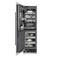 Autograph Edition 24 In. 12.4 Cu. Ft. Column Freezer In Satin Stainless Steel With Graphite Gray Interior And Matte Black Accents