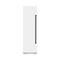 Autograph Edition 24 In. 12.4 Cu. Ft. Column Freezer In White Matte With Graphite Gray Interior And Matte Black Accents