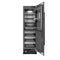 24 In. 12.5 Cu. Ft. Column Refrigerator In Black Stainless Steel With Graphite Gray Interior