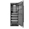 30 In. 16.7 Cu. Ft. Column Refrigerator In Black Stainless Steel With Graphite Gray Interior